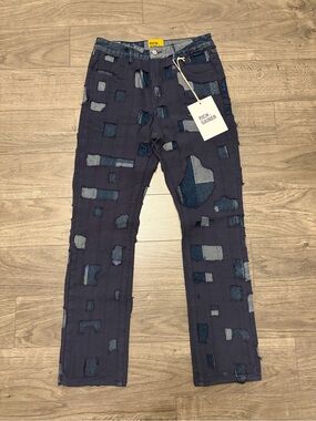 Rich gainer Men's Patchwork distressed Jeans